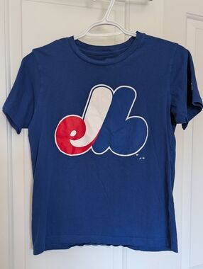 Blue Short-Sleeve Tee Montreal Expos